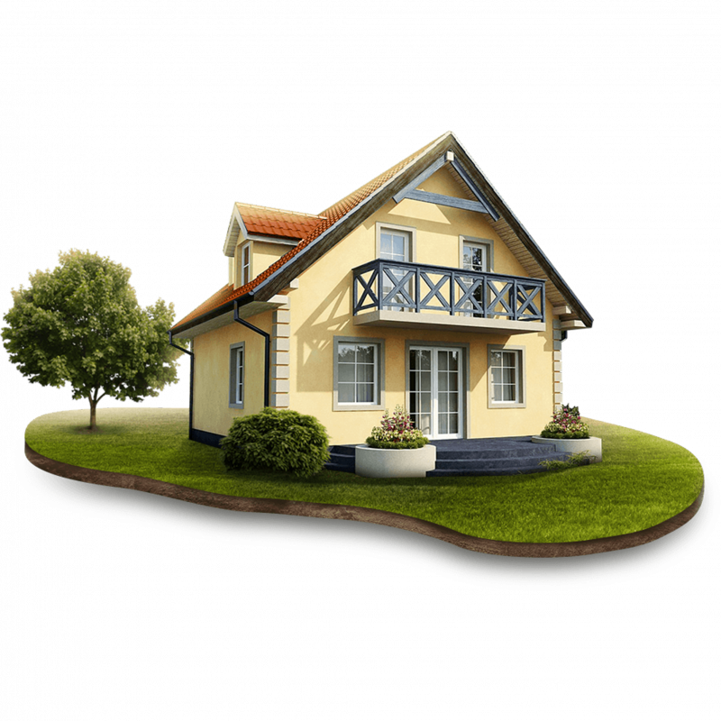 المنزل والحديقة